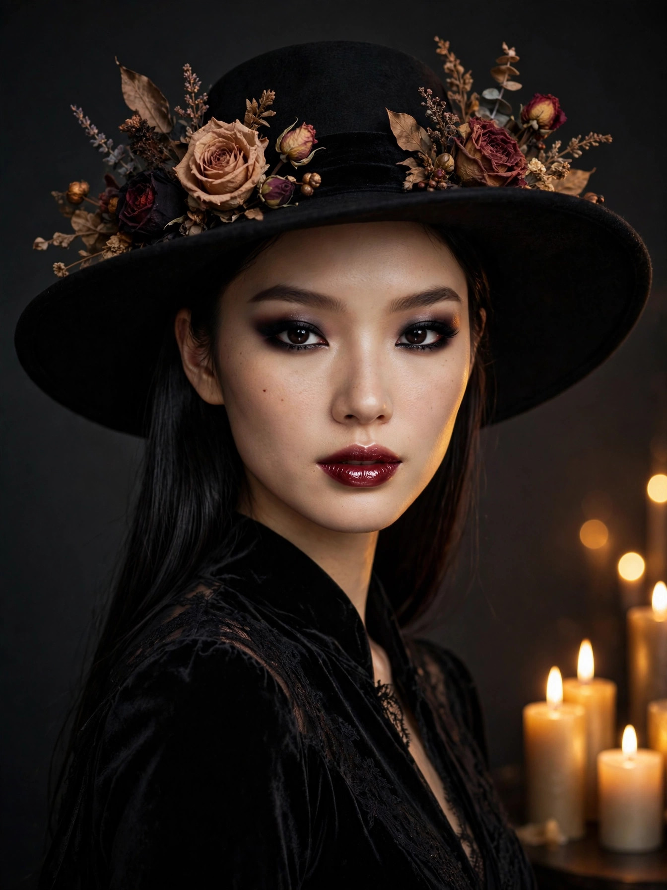 华丽女巫影棚大片